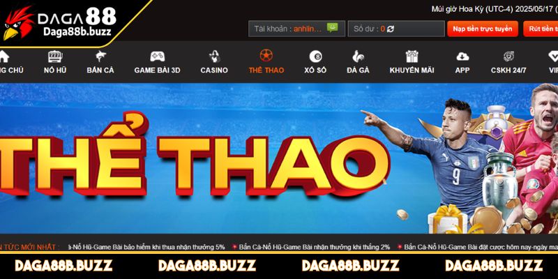 the-thao-daga88-tong-quan